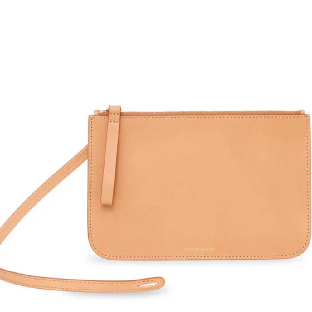 Mansur Gavriel Vegetable Tanned Interior Wallet Wrislet